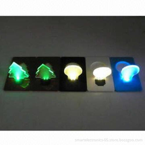 LED Light Card Gifts, Made of ABS